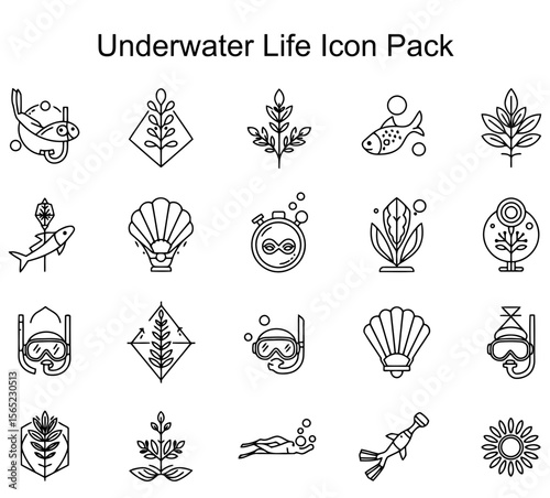 Underwater Life Icon Pack