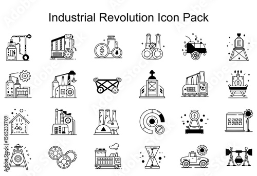 Industrial Revolution Icon Pack