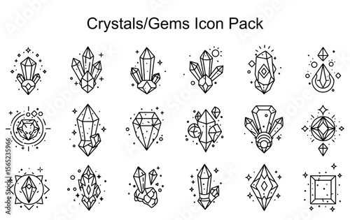 Crystals/Gems Icon Pack