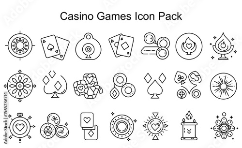 Casino Games Icon Pack
