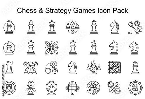 Chess & Strategy Games Icons