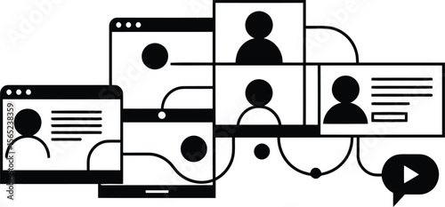 Minimalist Video Conference Call Design