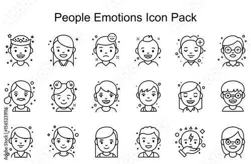 People Emotions Icon Pack