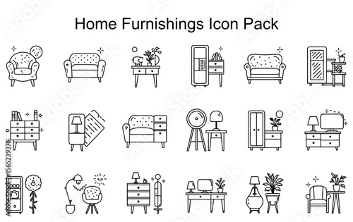 Home Furnishings Icon Pack