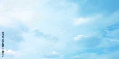 Blue sky and clouds with natural daylight panorama air background white image surface abstract design sunny fresh weather background