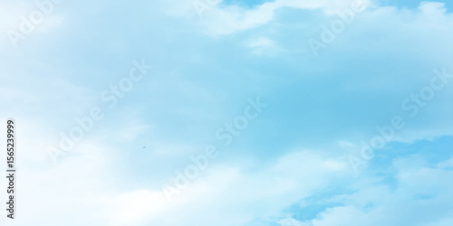 Blue sky and clouds with natural daylight panorama air background white image surface abstract design sunny fresh weather background