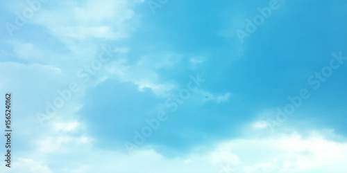Blue sky and clouds with natural daylight panorama air background white image surface abstract design sunny fresh weather background