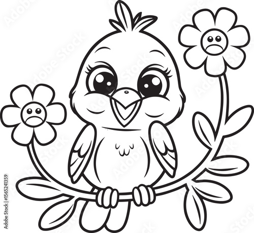 Spring Coloring Pages
