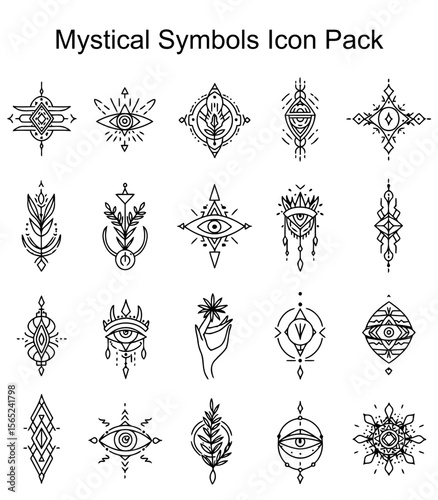 Mystical Symbols Icon Pack