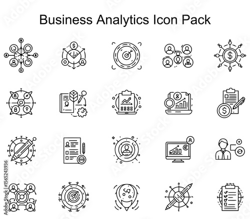 Business Analytics Icon Pack