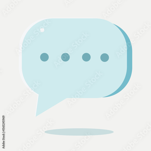 Speech Bubble with Ellipses