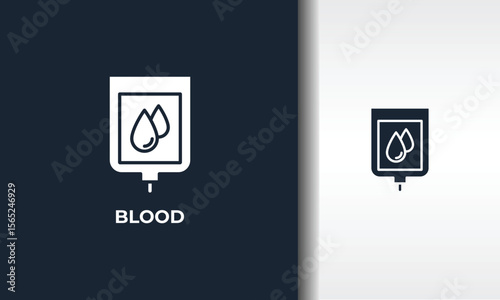 Blood Vector, Icon Or Logo Sign Isolated Symbol Illustration