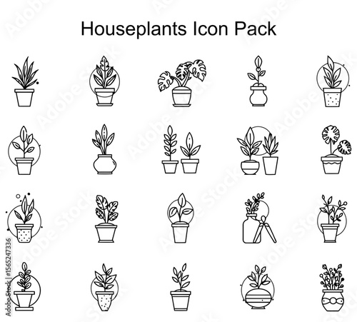 Houseplants Icon Pack