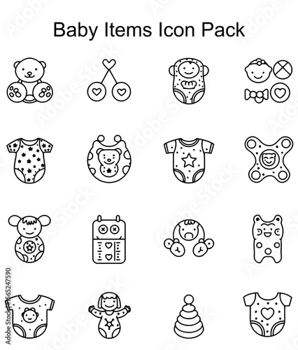 Baby Items Icon Pack