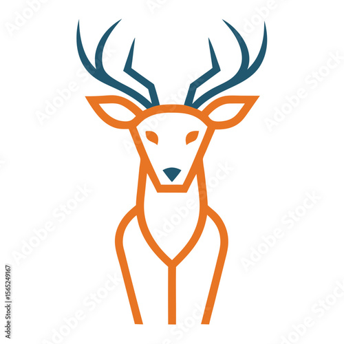 deer head vector
