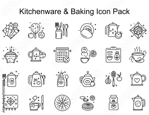 Kitchenware & Baking Icon Pack