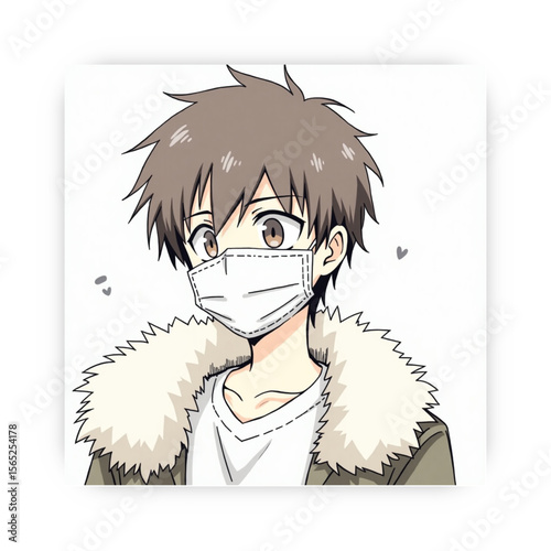 Art & Illustration Ai genarate anime handsome boy