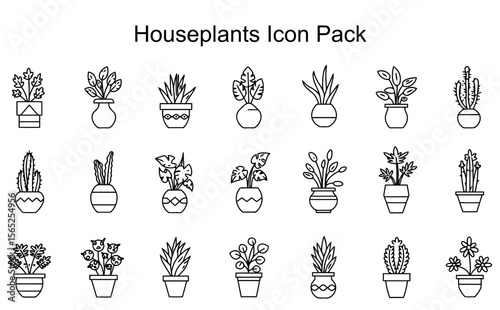 Houseplants Icon Pack