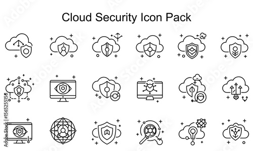 Cloud Security Icon Pack