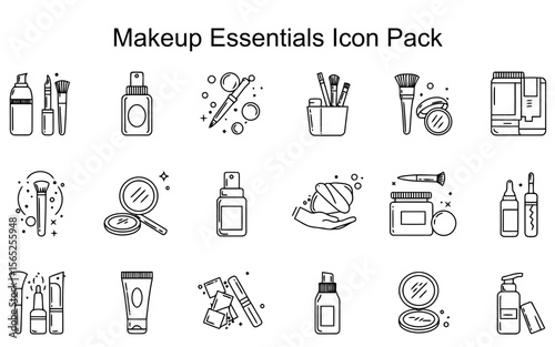 Makeup Essentials Icon Pack