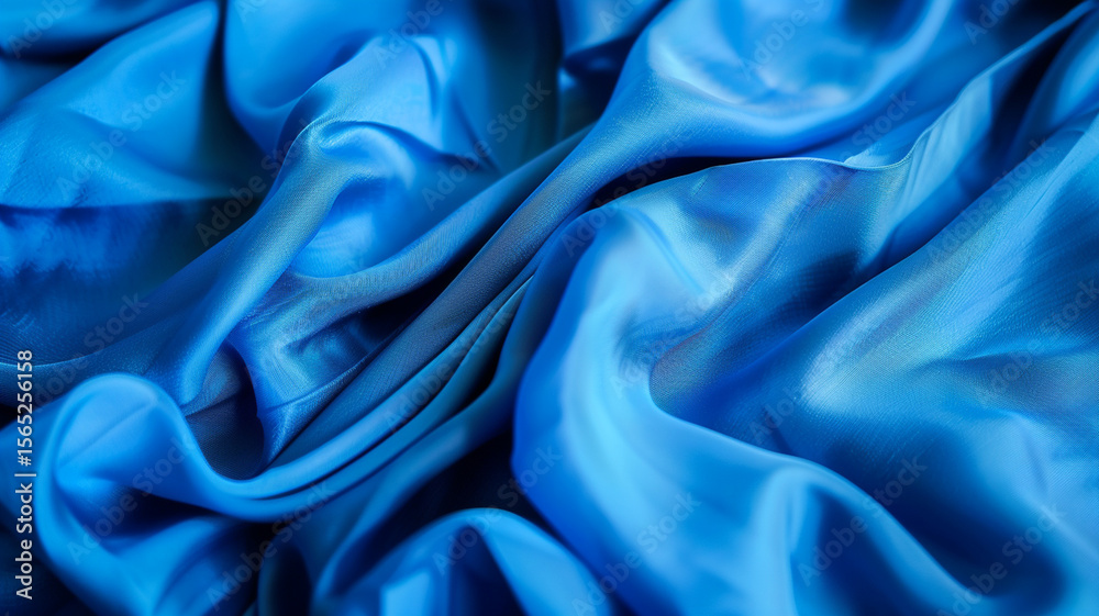Obraz premium Blue Fabric Texture