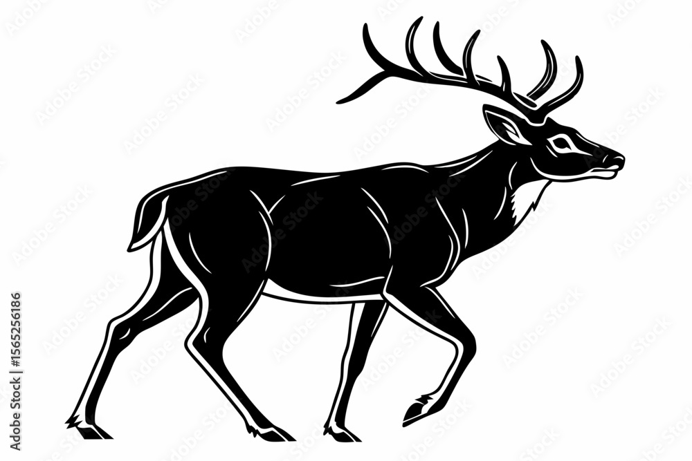 Obraz premium bear sihouette black vector