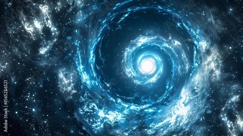 星々に吸い込まれる幻想の渦