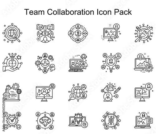 Team Collaboration Icon Pack