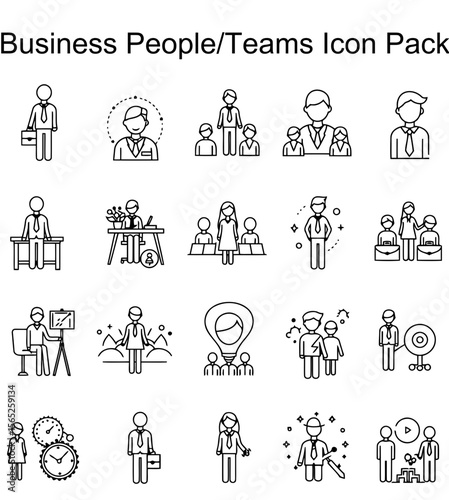 Business People/Teams Icon Pack