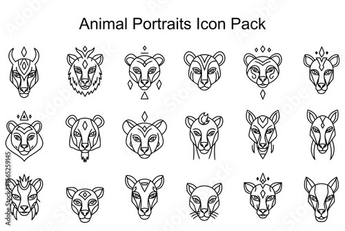 Animal Portraits Icon Pack