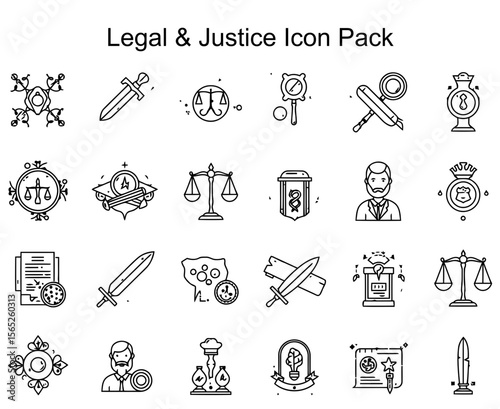 Legal & Justice Icon Pack