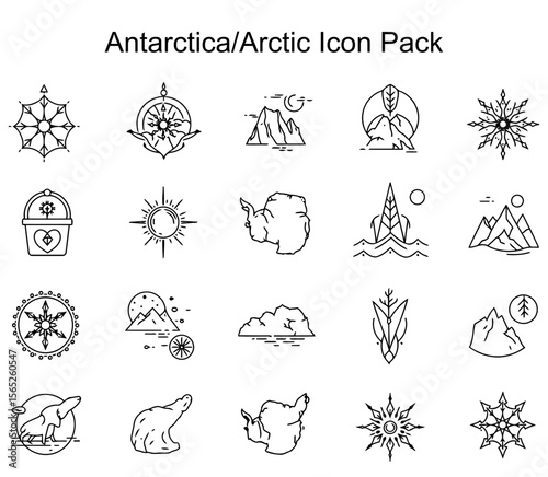 Antarctica/Arctic Icon Pack