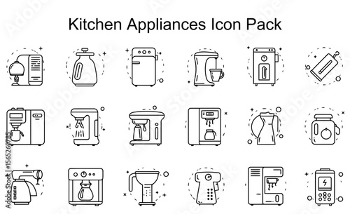 Kitchen Appliance Icon Pack
