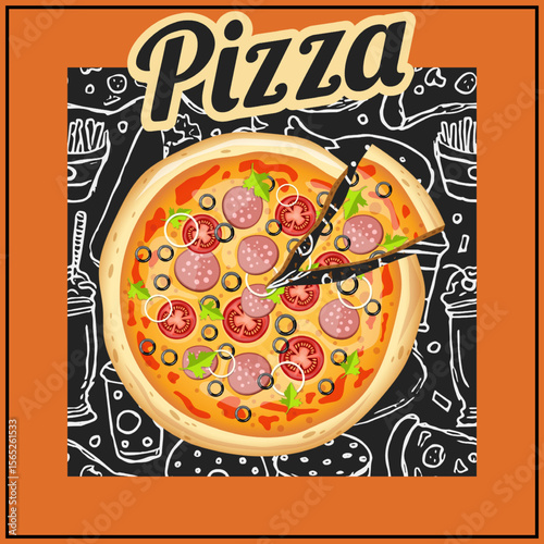 pizza menu design