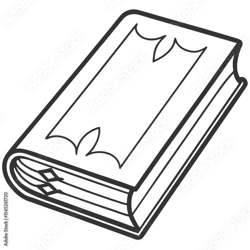 vintage book illustration vector art 
