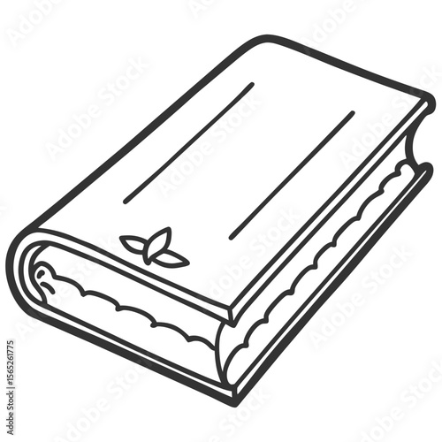 vintage book illustration vector art 