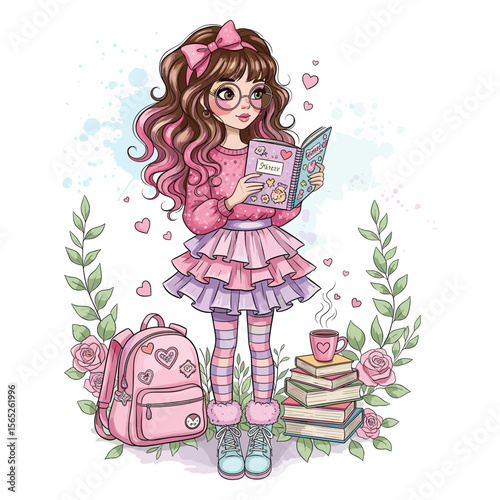 Watercolor Sublimation Stylish Reader