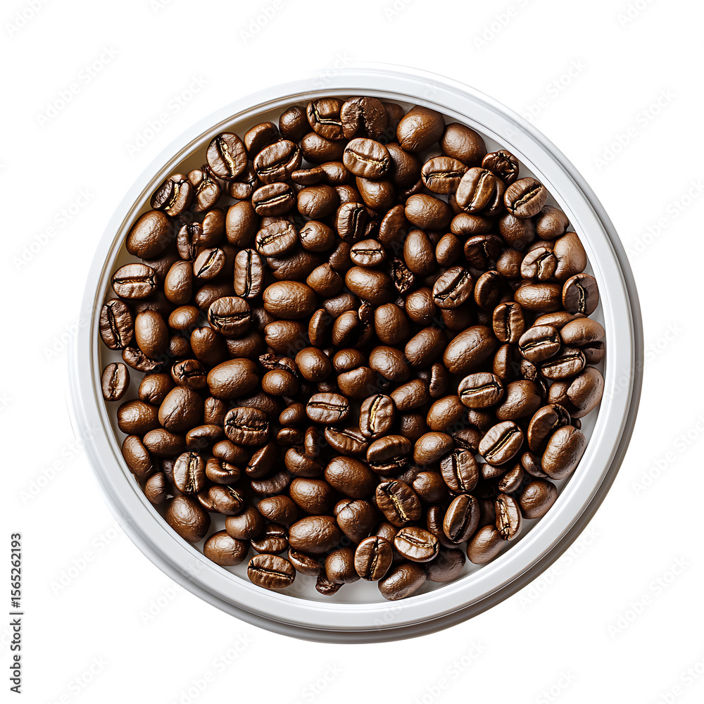 Fototapeta premium white plastic lid high quality realistic image