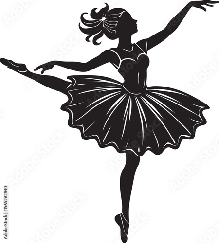 ballet dancer vector