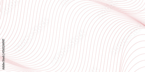 Abstract wave element for design. Digital frequency track equalizer. Stylized line art background. Vector illustration. Wave with lines created using blend tool. Curved wavy line, smooth stripe.