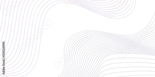 Abstract wave element for design. Digital frequency track equalizer. Stylized line art background. Vector illustration. Wave with lines created using blend tool. Curved wavy line, smooth stripe.