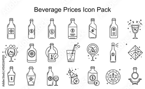 Beverage Price Icons