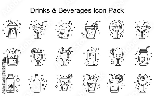 Drinks & Beverages Icon Pack