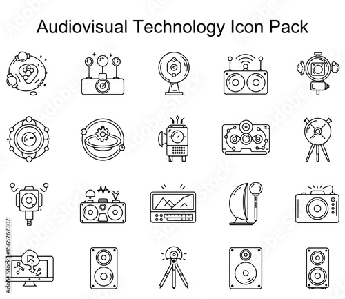 Audiovisual Technology Icon Pack