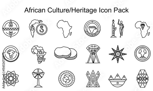 African Culture/Heritage Icon Pack