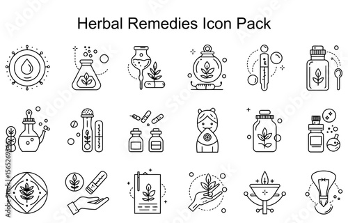 Herbal Remedies Icon Pack
