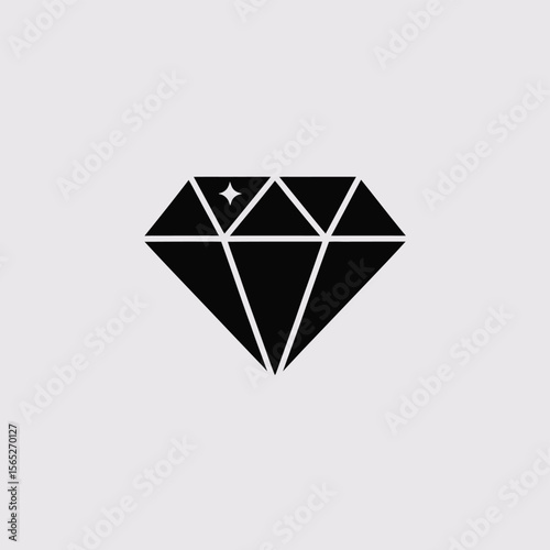 Diamond spark icon
