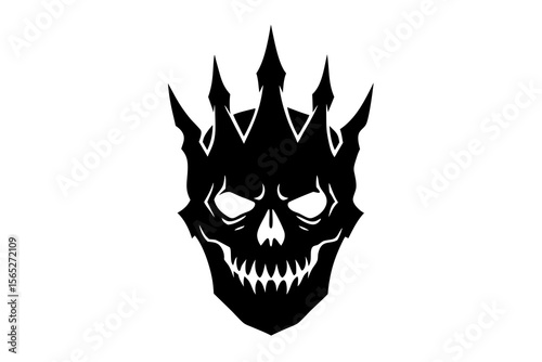skull on a white background