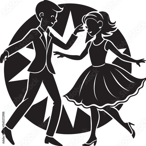 silhouette of a couple
