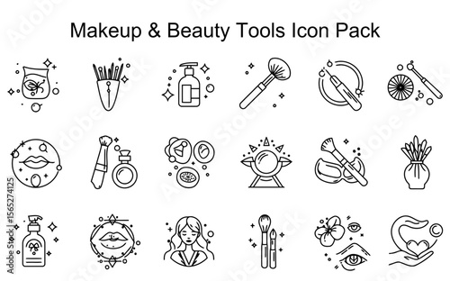 Makeup & Beauty Tools Icon Pack